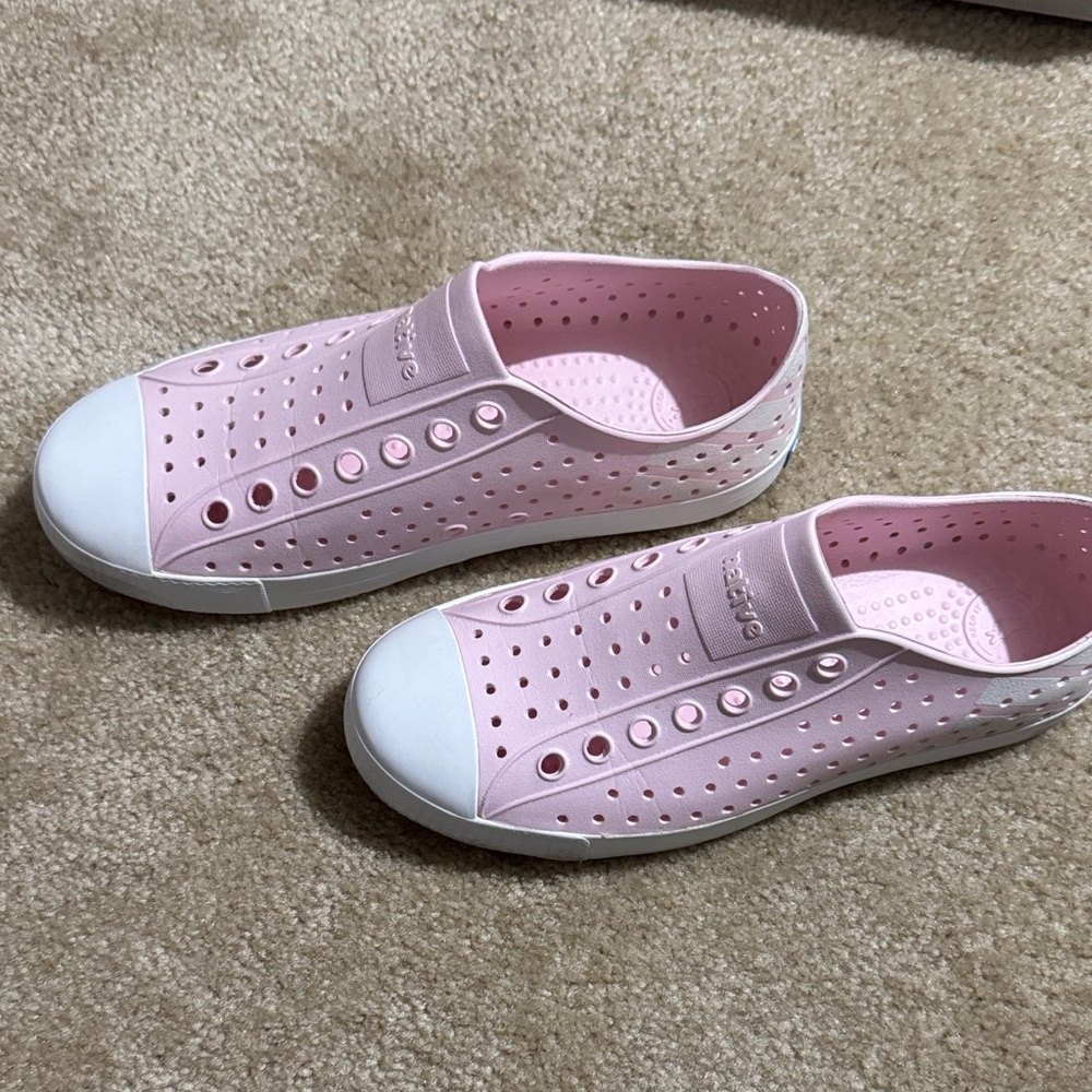Native Pink and White Women's Shoes